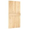 vidaXL Door NARVIK Natural 100 x 210 cm Solid Pine Wood