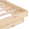 vidaXL Bed Frame without Mattress Solid Wood 140x200 cm