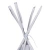 vidaXL Children Teepee Tent with Bag Polyester Grey 115x115x160 cm