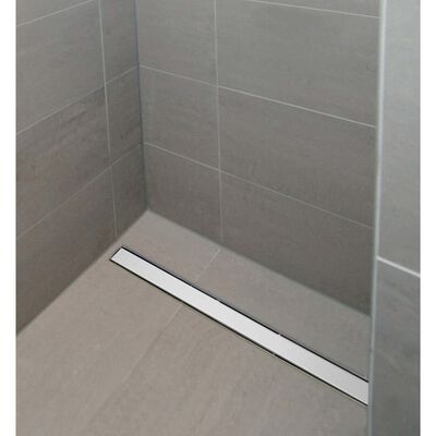 SCHÜTTE Shower Floor Drain with Stainless Steel Cover 95.5 cm