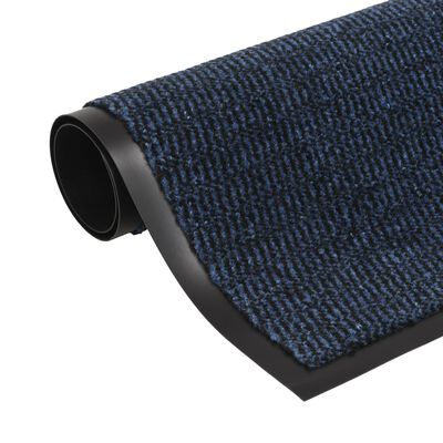 vidaXL Dust Control Mat Rectangular Tufted 120x180 cm Blue