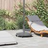 vidaXL Parasol Base Dark Grey Wood look 48 x 48 x 32 cm