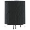 vidaXL Table Cover Plain Black 62 x 62 x 70 cm Fabric