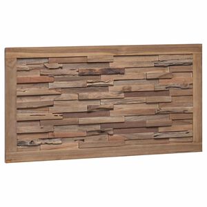 vidaXL Bed Headboard Natural Solid Teak Wood