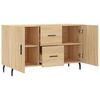 vidaXL Sideboard Sonoma Oak 100x36x60 cm Engineered Wood