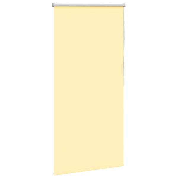 vidaXL Roller Blind Blackout Yellow 70x175 cm Fabric Width 65.7 cm Polyester