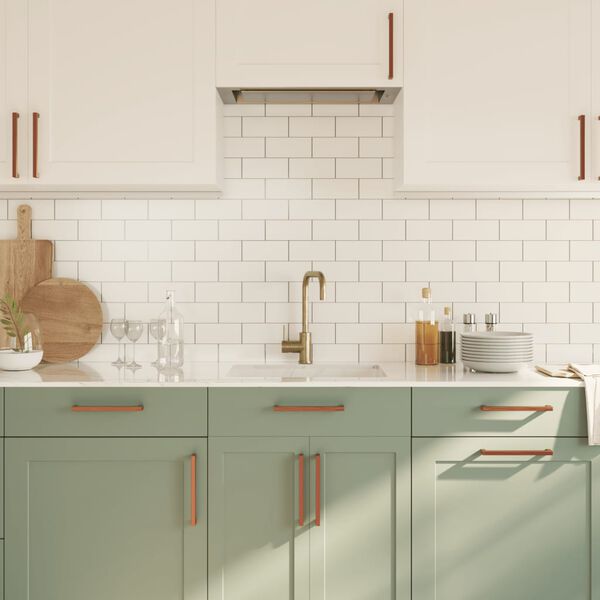 vidaXL Cabinet Handles 20 pcs Bronze 192 mm Stainless Steel