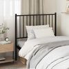vidaXL Metal Replace Headboard Black 90 cm