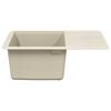 vidaXL Sink Beige 560 x 460 mm 80% Quartz and 20% Resin