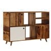 vidaXL Sideboard 118x35x70 cm Solid Acacia Wood