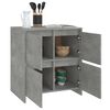 vidaXL Sideboard Concrete Grey 70x41x75 cm Engineered Wood