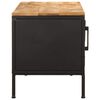 vidaXL TV Cabinet 110x35x40 cm Solid Rough Wood Mango