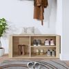 vidaXL Shoe Cabinet Sonoma Oak 100x35x45 cm Engineered Wood