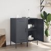 vidaXL Sideboards 2 pcs Anthracite 36x39x79 cm Steel