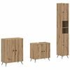 vidaXL 3 Piece Bathroom Cabinet Set BREDA Artisan Oak Engineered Wood