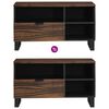 vidaXL TV Units with Drawer Walnut 80 x 33 x 46 cm Engineered wood