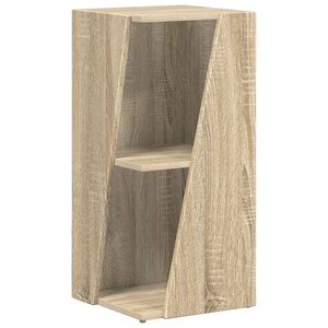 vidaXL Side Shelf 33 x 32 x 70.5 cm Engineered Wood Sonoma Oak
