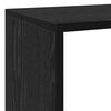 vidaXL Room Divider Bookcase Black Oak 137.5 x 29 x 103.5 cm