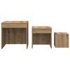 vidaXL Nesting Tables 3 pcs Artisan Oak Engineered Wood