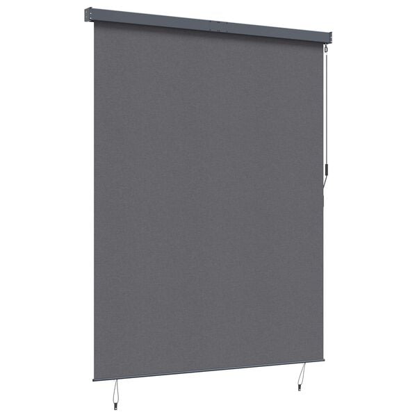 vidaXL Roller Blind Anthracite 200 x 250 cm Fabric and Aluminum