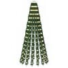 vidaXL LED Christmas Tree 150 cm 240 LEDs Warm White Steel Green