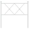 vidaXL Metal Replace Headboard White 90cm