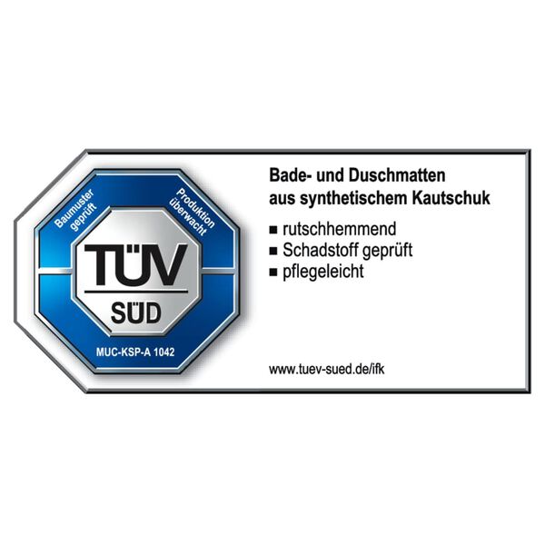 RIDDER Non-Slip Bath Mat Promo Grey