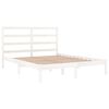 vidaXL Bed Frame without Mattress White 160x200 cm Solid Wood Pine