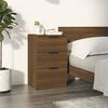 vidaXL Bedside Cabinet Brown Oak 40x36x65 cm