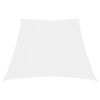 vidaXL Sunshade Sail Oxford Fabric Trapezium 3/5x4 m White