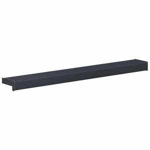 vidaXL Window Sill Anthracite with wood grain 80 x 10 x 4.5 cm PVC