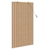 vidaXL Roller Blind with Curtains Manual Nature 90 x 160 cm Bamboo
