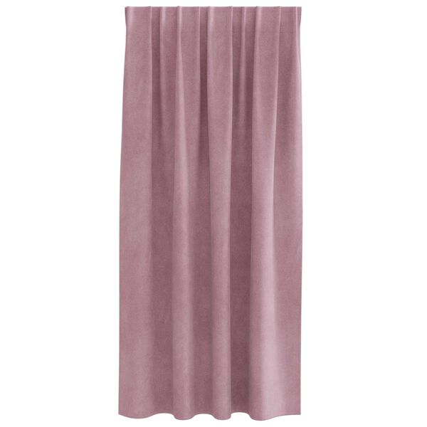 vidaXL Blackout Curtains 2 pcs Dark Pink 140 x 175 cm Velvet