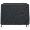 vidaXL Furniture Cover Plain Black 135 x 135 x 90 cm Fabric