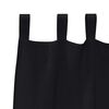 vidaXL Blackout Curtains with Rings 2 pcs Black 245 x 140 cm Polyester