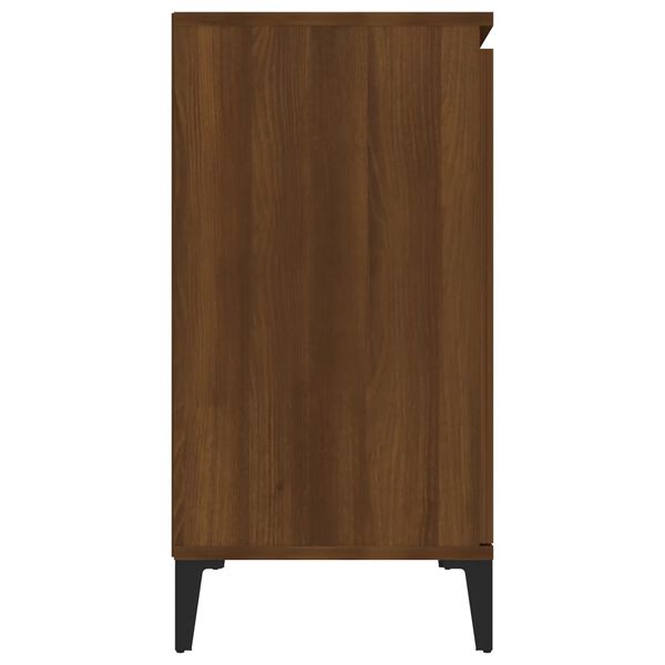 vidaXL Sideboard Brown Oak 102x35x70 cm Engineered Wood