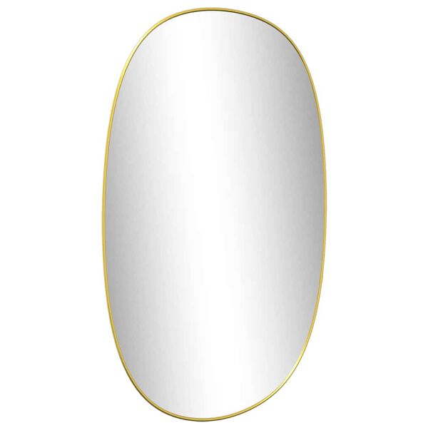 vidaXL Wall Mirror Gold 80x50 cm