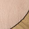 vidaXL Rug HUARTE Short Pile Soft and Washable Blush &Oslash; 100 cm