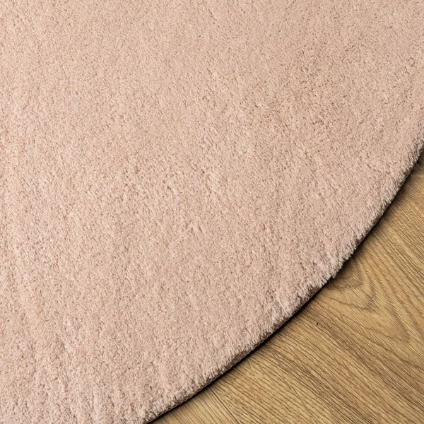vidaXL Rug HUARTE Short Pile Soft and Washable Blush &Oslash; 100 cm