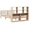 vidaXL Bookcase Bed without Mattress 140x190 cm Solid Wood Pine