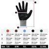 vidaXL Work Gloves 24 pcs Grey and Black 9 / L Polyester