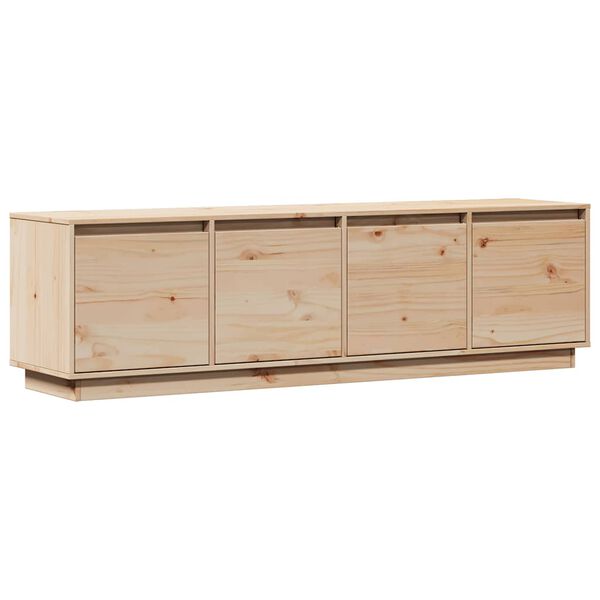 vidaXL TV Cabinet 156x37x45 cm Solid Wood Pine