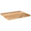 vidaXL Table Top 60x50x3.8 cm Rectangular Solid Wood Mango
