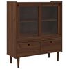 vidaXL Cupboard BILBAO Dark Caramel 104 x 40 x 120 cm