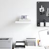 vidaXL Floating Wall Shelf White 40x23x3.8 cm MDF