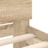 vidaXL Bed Frame without Mattress Sonoma Oak 140x200 cm