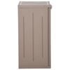 vidaXL Garden Storage Cabinet Brown 65x45x88 cm PP Wood Look
