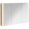 vidaXL Bathroom Mirror Cabinet Artisian Oak 103.5 x 15.5 x 70 cm