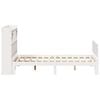 vidaXL Bookcase Bed without Mattress White 140x190cm Solid Wood Pine