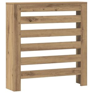 vidaXL Radiator Cover Oak 78 x 20 x 82 cm Engineered Wood